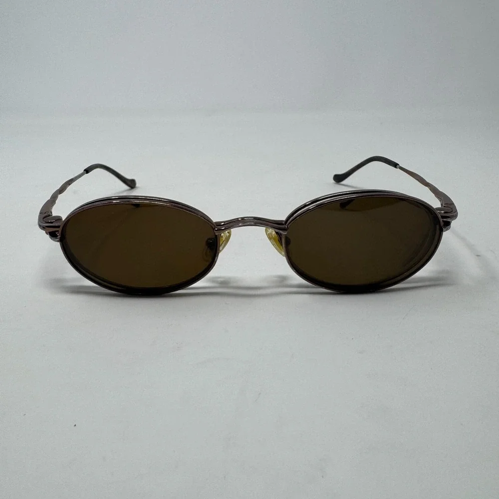 Vintage‎ Sunglasses w/ Magnetic Changeable Lenses Hippy Round Frames